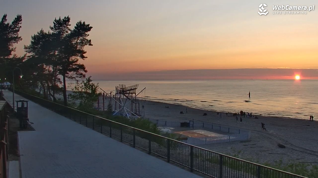 STEGNA  - widok na plażę - 02 czerwiec 2025, 21:04