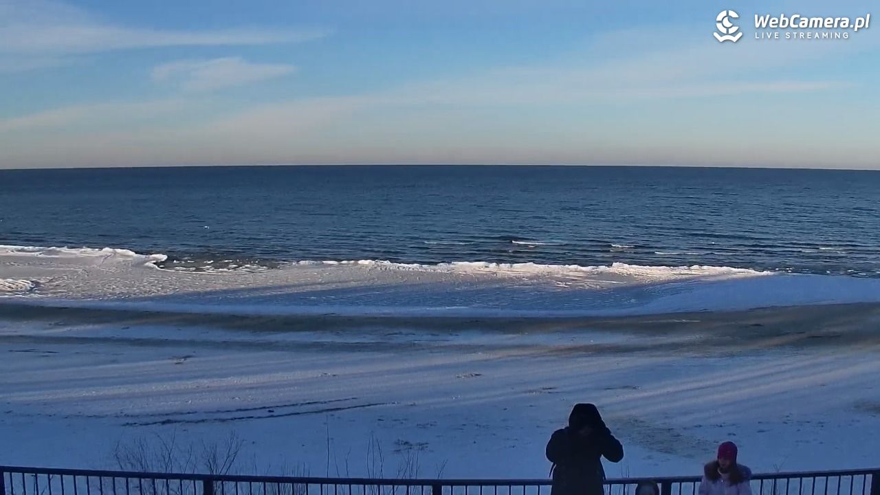 STEGNA  - widok na plażę - 02 luty 2026, 15:08