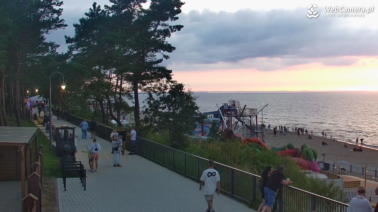 STEGNA  - widok na plażę - 06 sierpień 2026, 20:24
