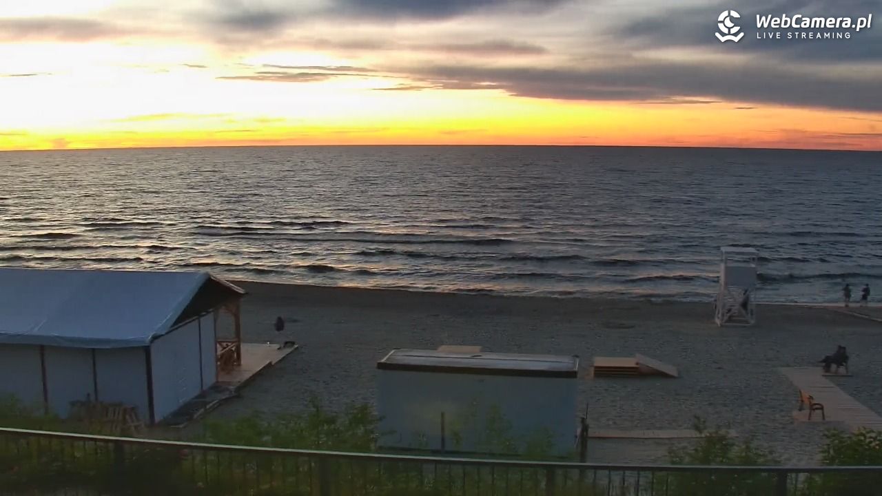 STEGNA  - widok na plażę - 22 czerwiec 2026, 21:52