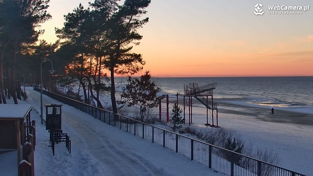 STEGNA  - widok na plażę - 02 luty 2026, 16:15