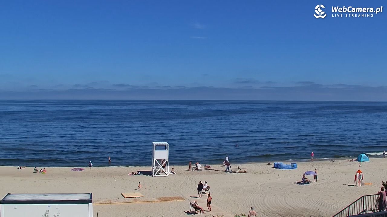 STEGNA  - widok na plażę - 23 czerwiec 2026, 11:03