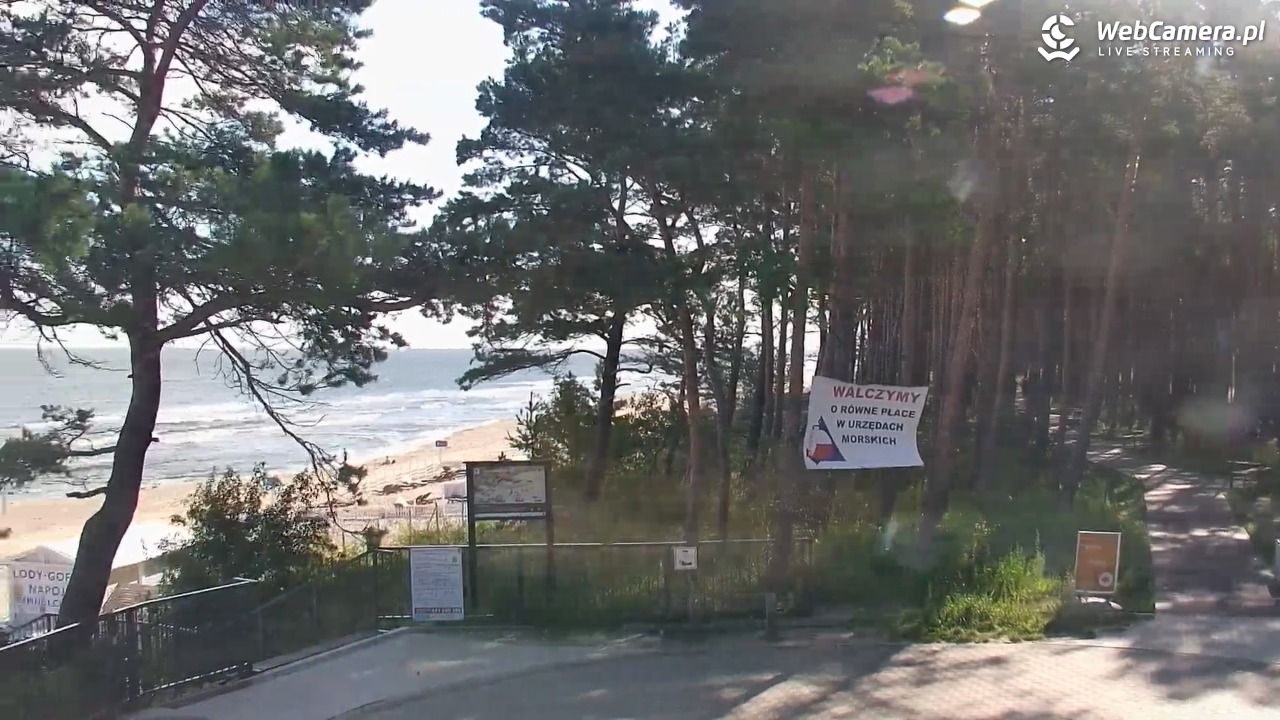 STEGNA  - widok na plażę - 07 sierpień 2026, 08:46