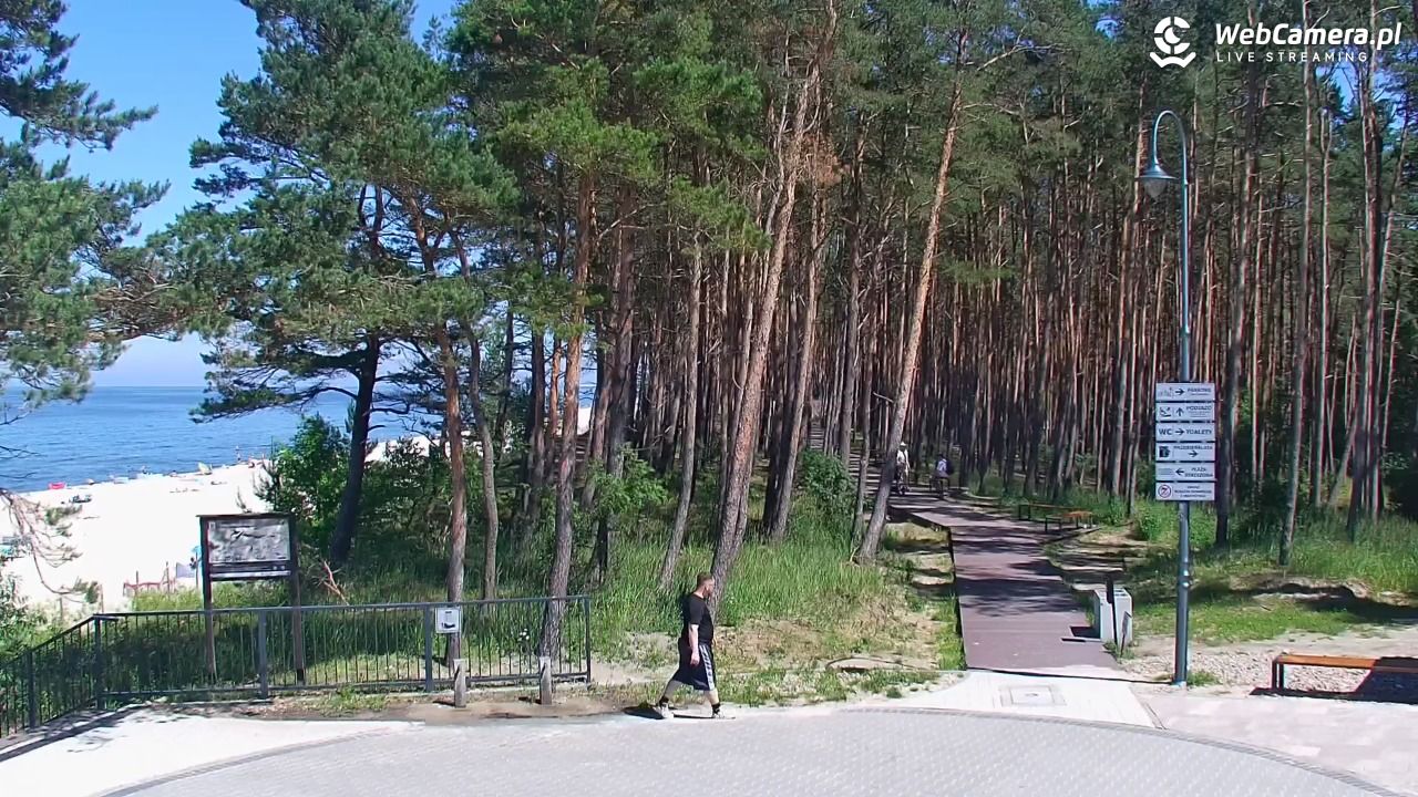 STEGNA  - widok na plażę - 23 czerwiec 2026, 13:51