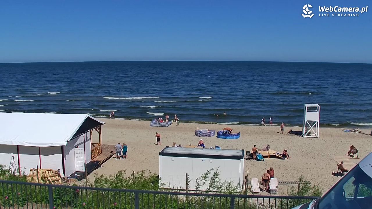 STEGNA  - widok na plażę - 22 czerwiec 2026, 11:12