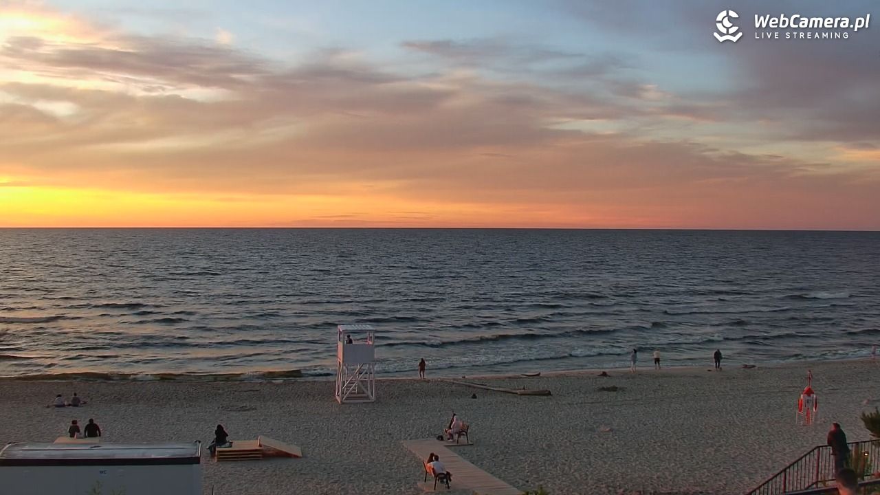 STEGNA  - widok na plażę - 22 czerwiec 2026, 21:20