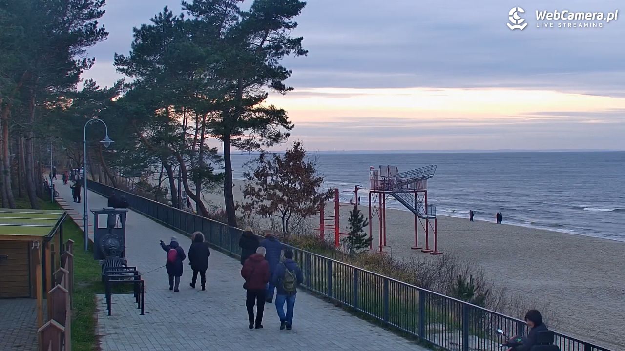 STEGNA  - widok na plażę - 14 grudzień 2025, 14:54