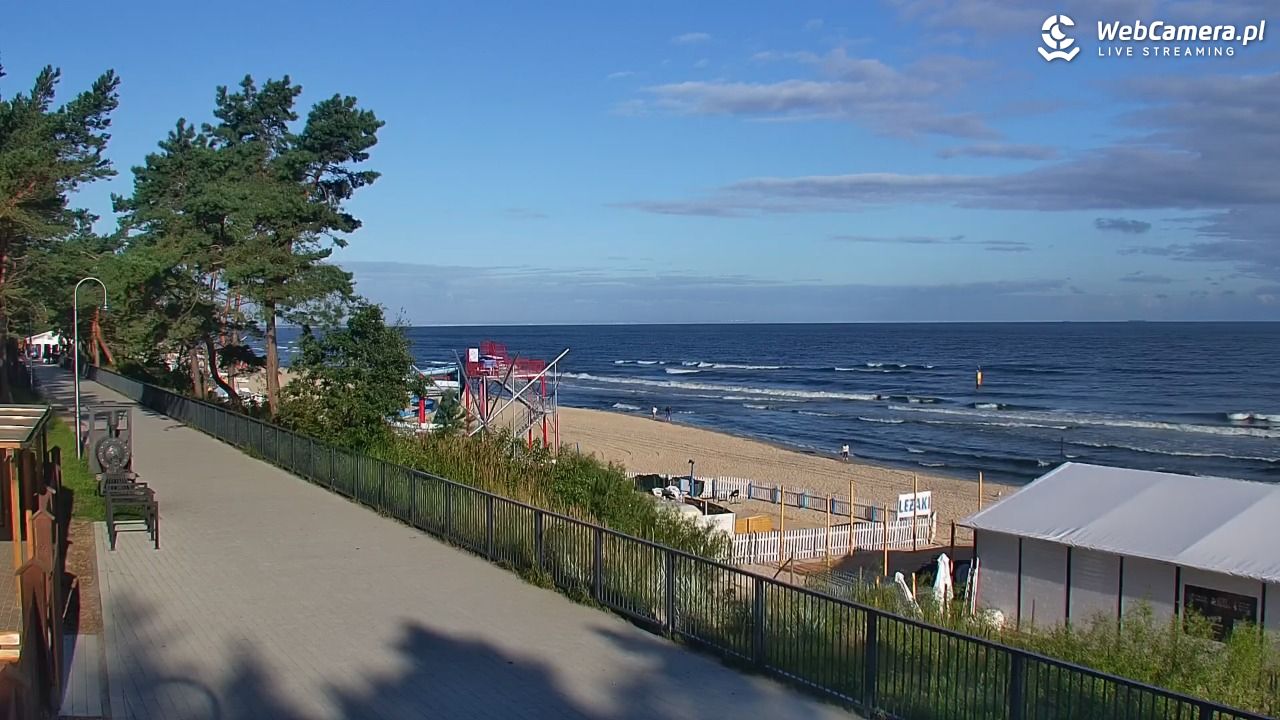 STEGNA  - widok na plażę - 07 sierpień 2026, 07:31