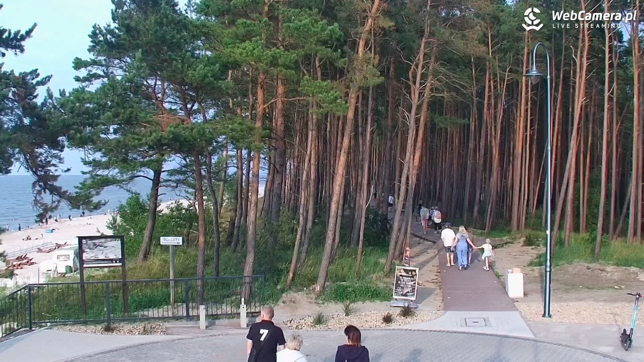 STEGNA  - widok na plażę - 27 lipiec 2025, 18:43