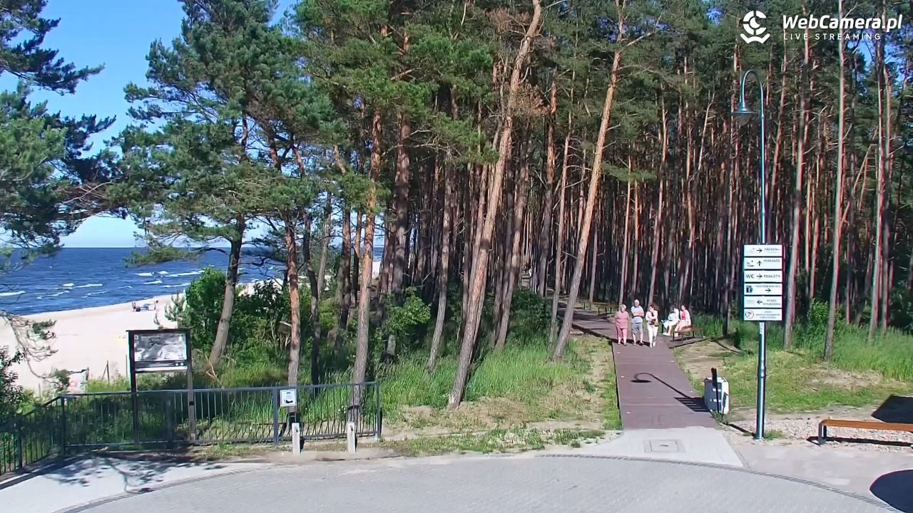 STEGNA  - widok na plażę - 22 czerwiec 2026, 16:58