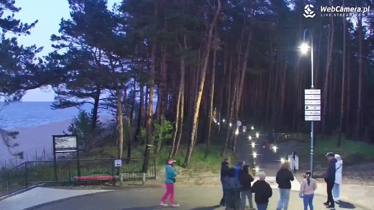 STEGNA  - widok na plażę - 05 maj 2026, 20:58