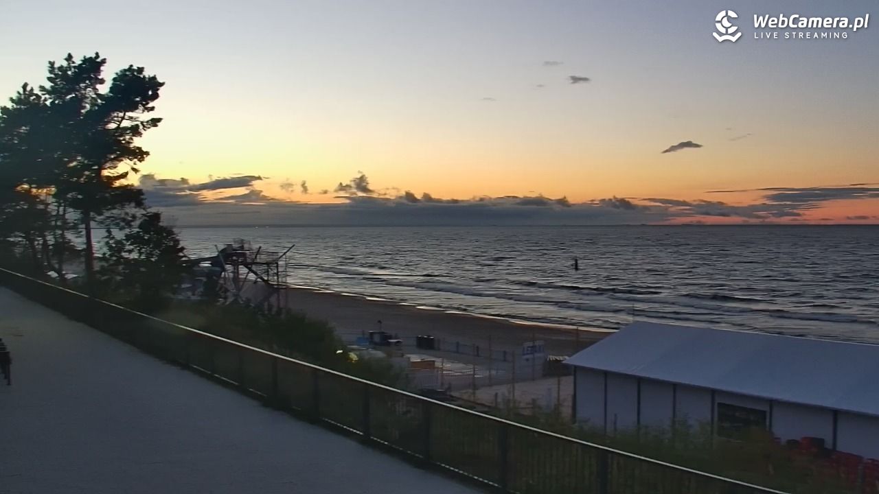 STEGNA  - widok na plażę - 24 wresień 2026, 18:48