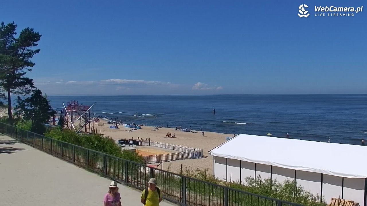 STEGNA  - widok na plażę - 23 czerwiec 2026, 13:52