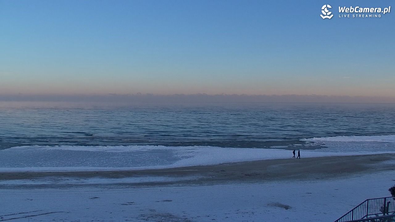 STEGNA  - widok na plażę - 02 luty 2026, 08:13