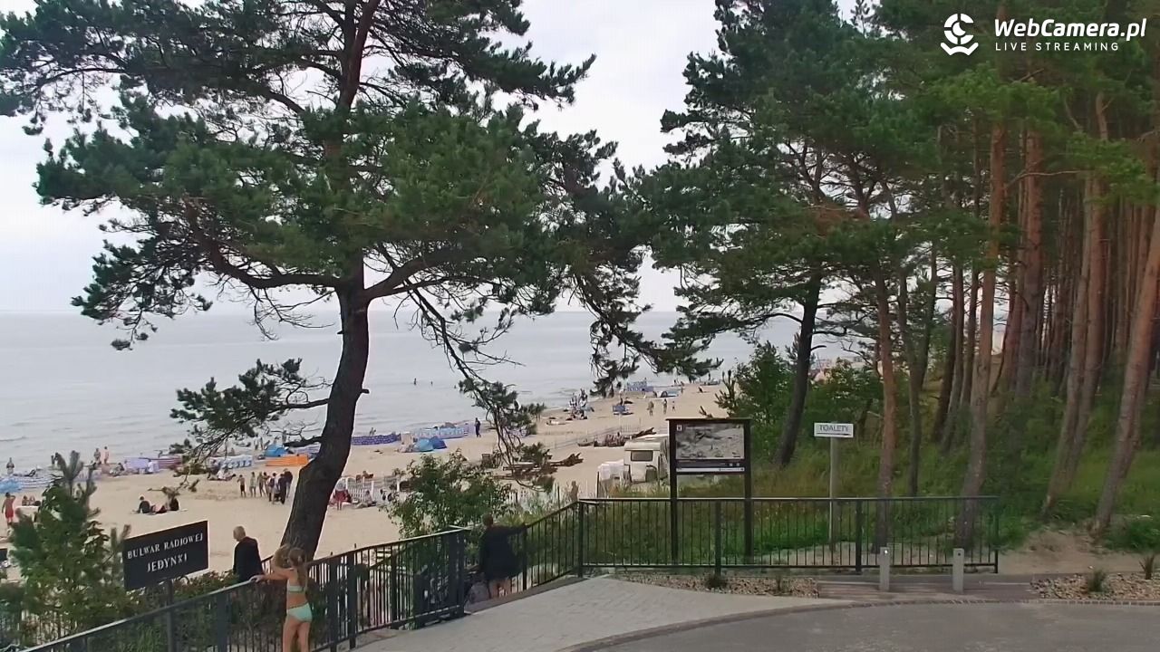 STEGNA  - widok na plażę - 26 lipiec 2025, 11:17