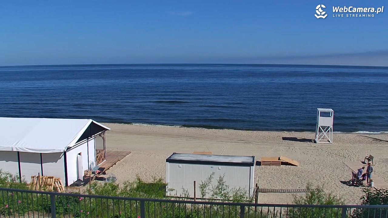 STEGNA  - widok na plażę - 23 czerwiec 2026, 09:23
