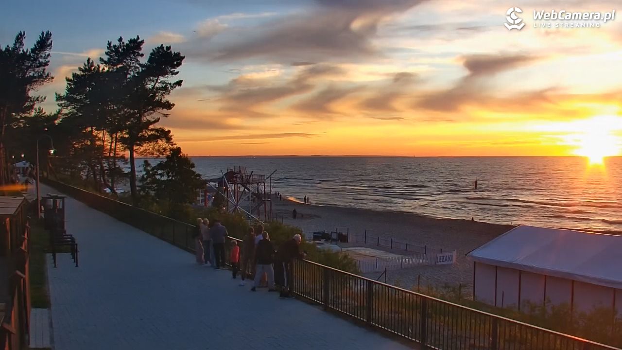 STEGNA  - widok na plażę - 22 czerwiec 2026, 21:18