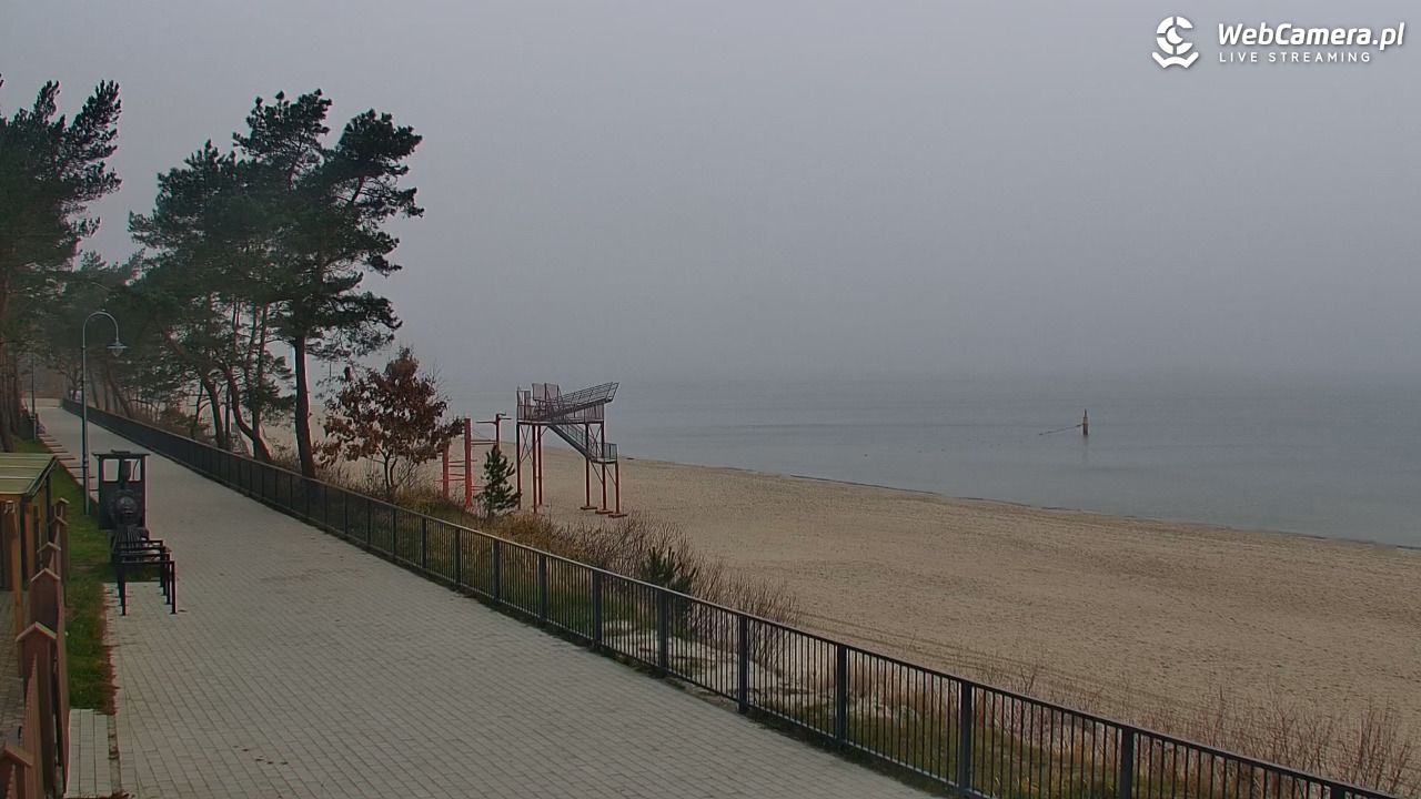 STEGNA  - widok na plażę - 17 grudzień 2025, 10:30