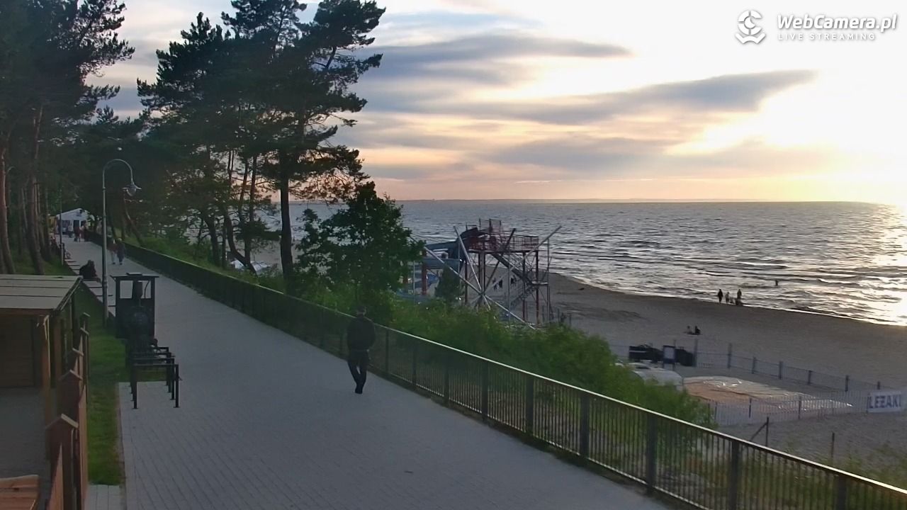 STEGNA  - widok na plażę - 22 czerwiec 2026, 20:20