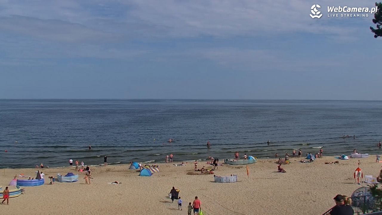 STEGNA  - widok na plażę - 27 lipiec 2025, 10:28