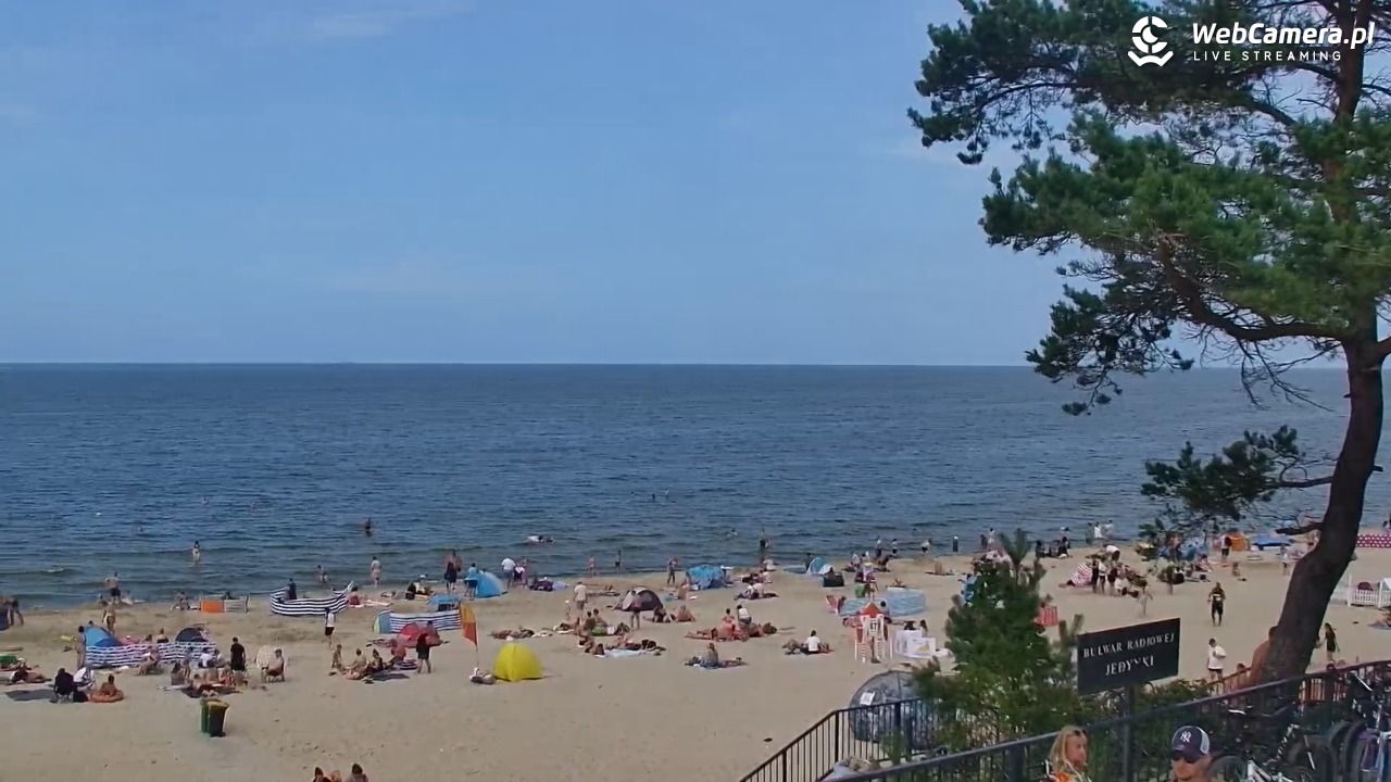 STEGNA  - widok na plażę - 27 lipiec 2025, 15:01