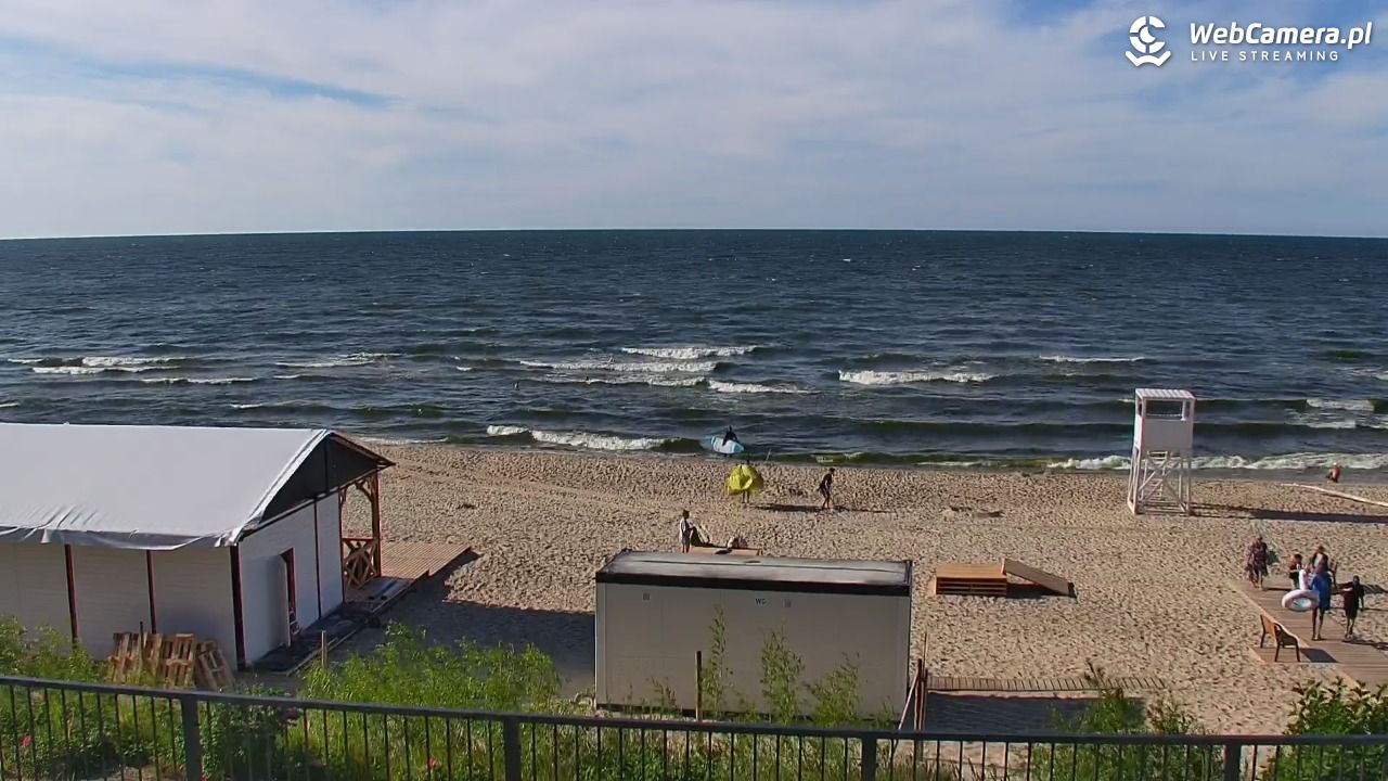 STEGNA  - widok na plażę - 22 czerwiec 2026, 17:40