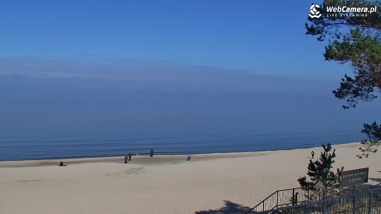 STEGNA  - widok na plażę - 19 marzec 2026, 12:10