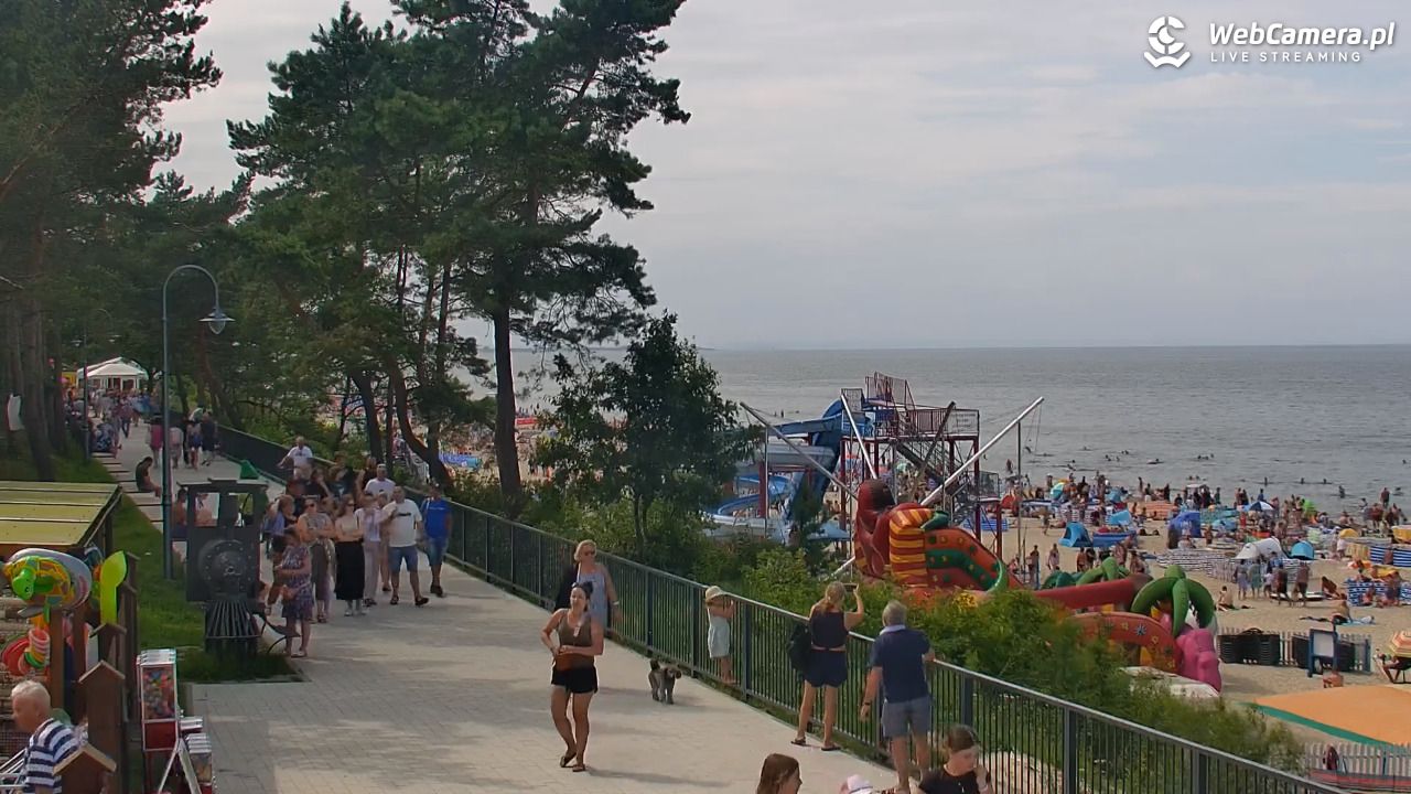 STEGNA  - widok na plażę - 27 lipiec 2025, 14:41