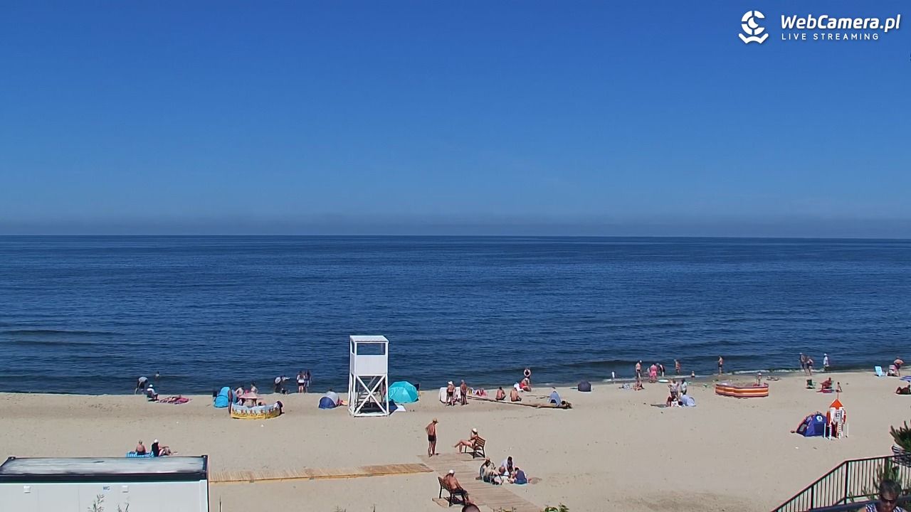 STEGNA  - widok na plażę - 23 czerwiec 2026, 13:24