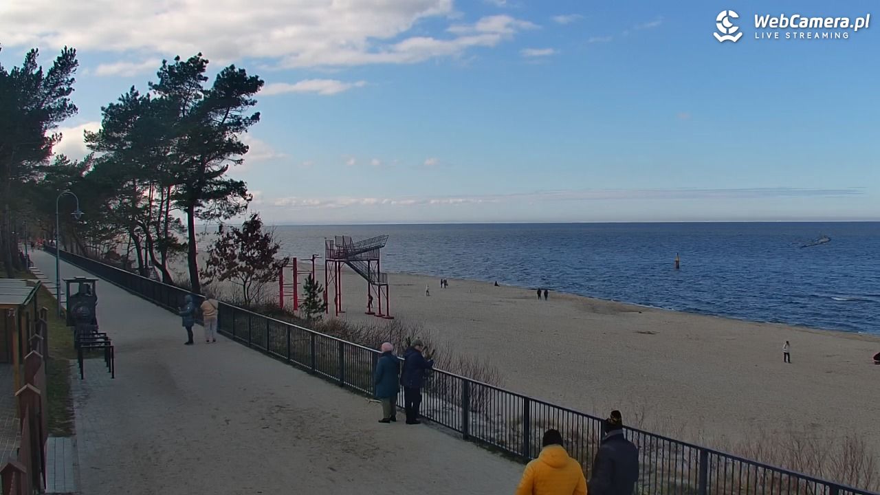 STEGNA  - widok na plażę - 21 marzec 2026, 13:06