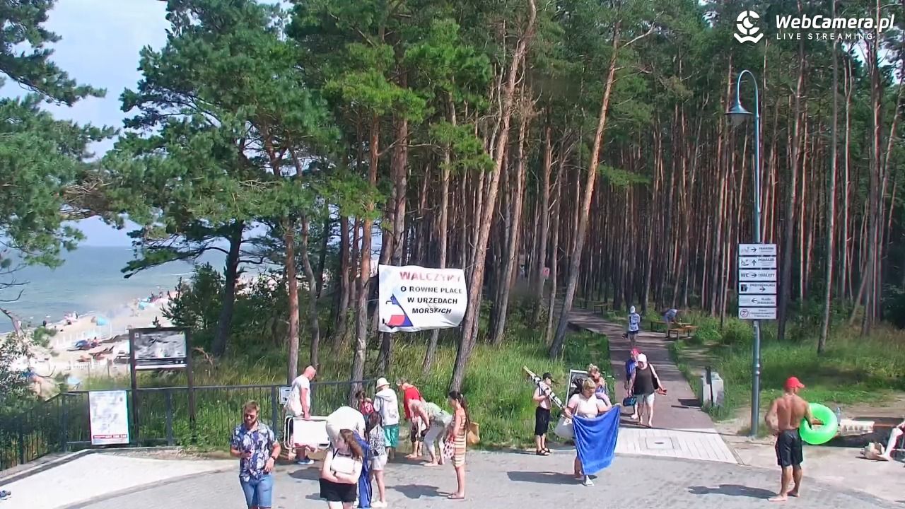 STEGNA  - widok na plażę - 06 sierpień 2026, 14:10