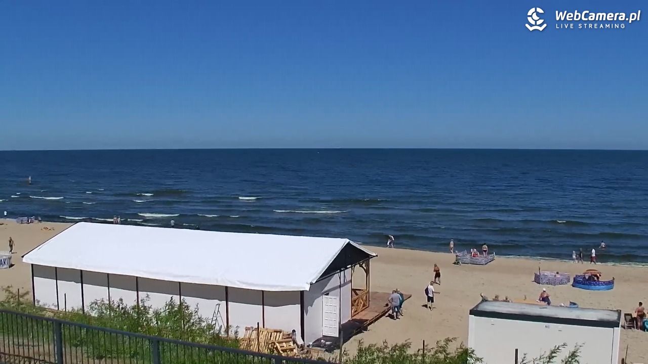 STEGNA  - widok na plażę - 22 czerwiec 2026, 11:12