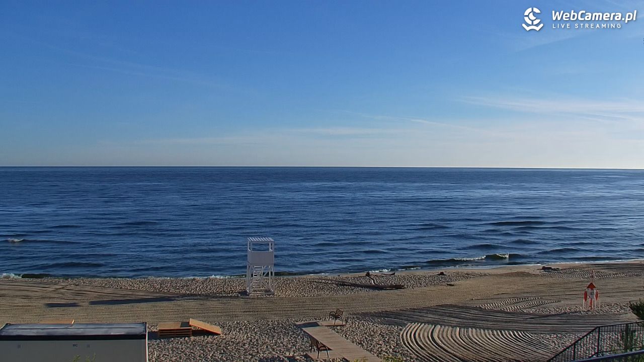 STEGNA  - widok na plażę - 23 czerwiec 2026, 06:16