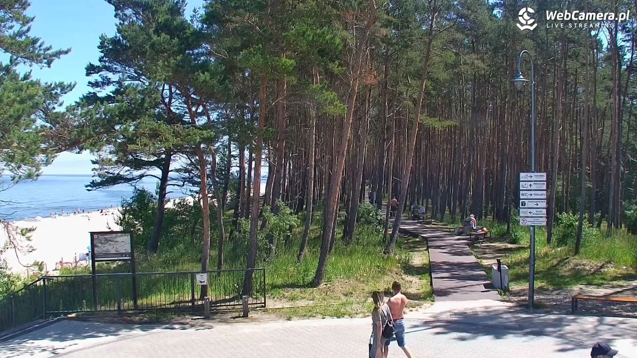 STEGNA  - widok na plażę - 23 czerwiec 2026, 11:17