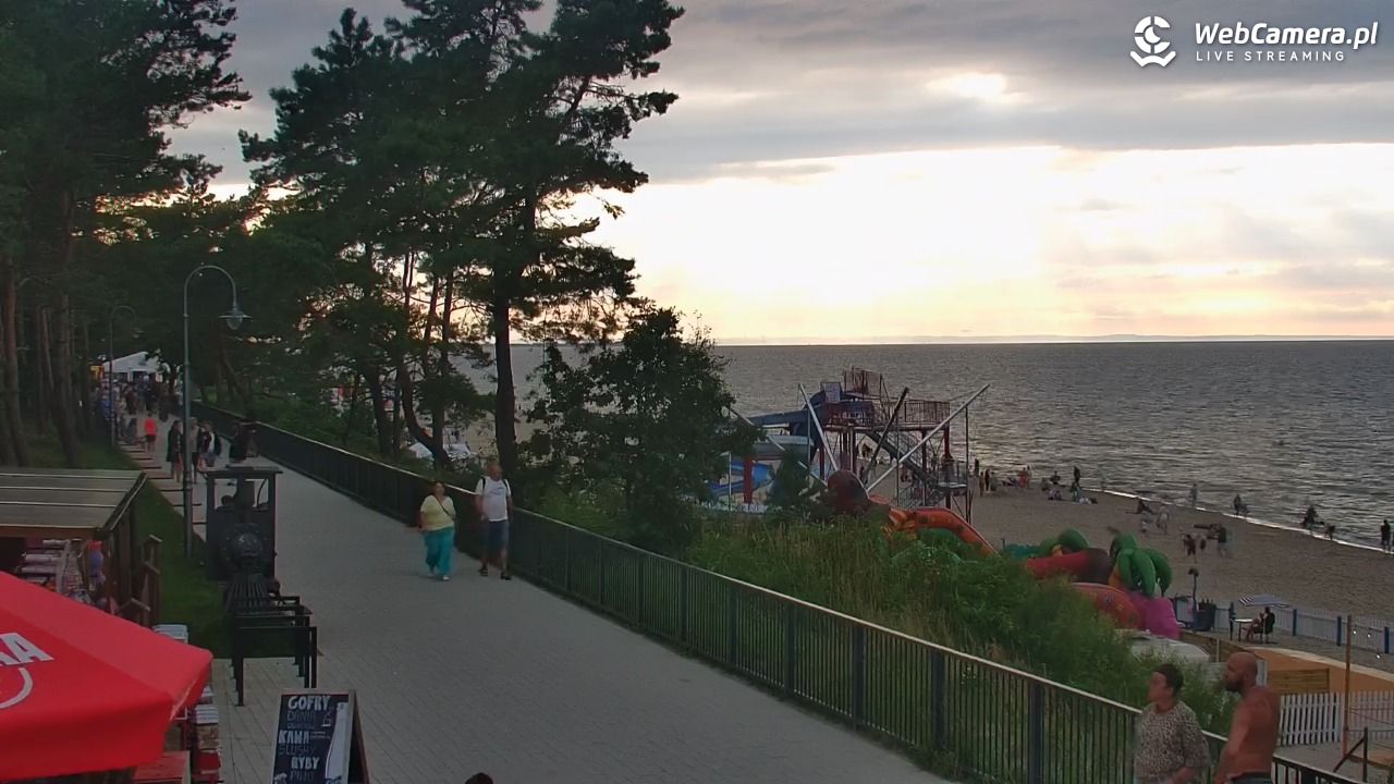STEGNA  - widok na plażę - 06 sierpień 2026, 19:05