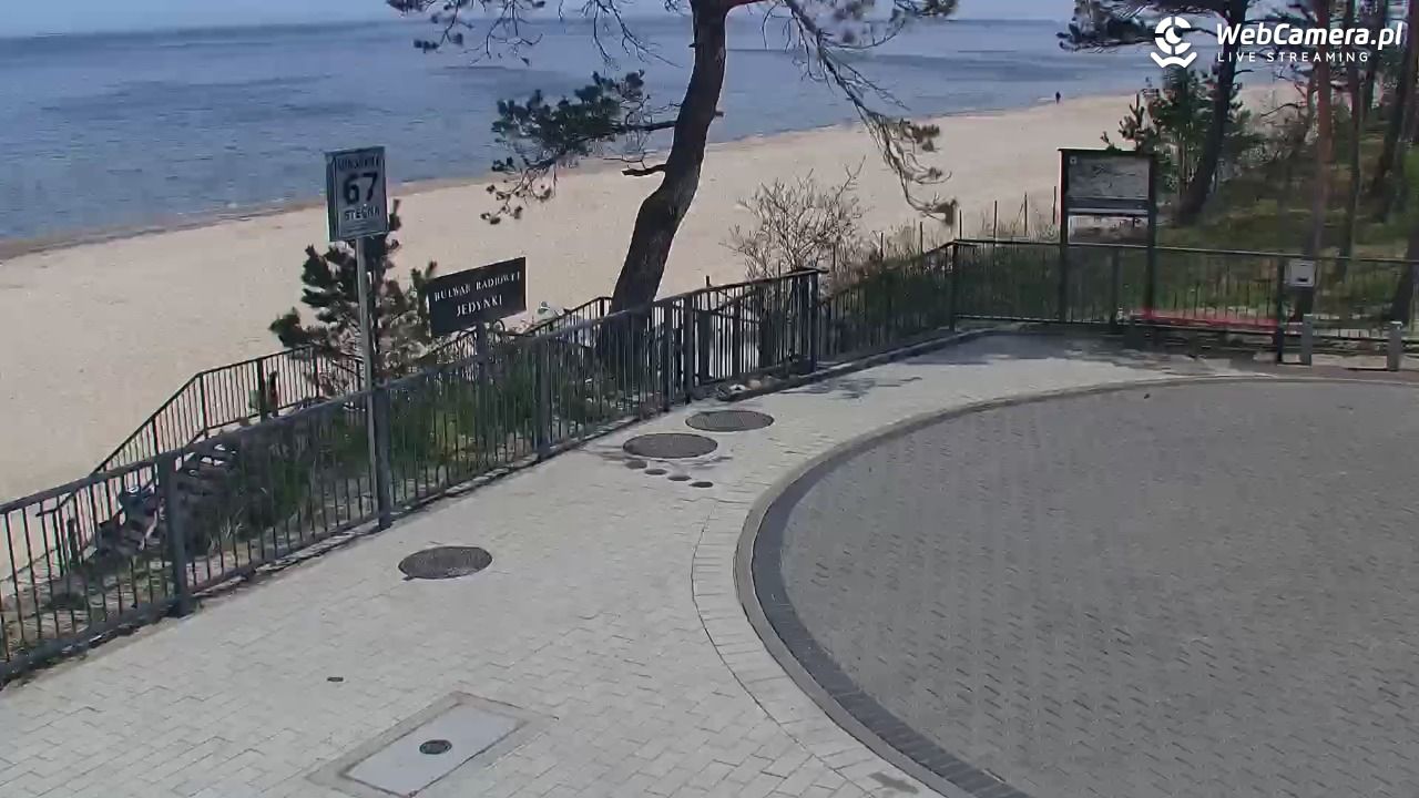 STEGNA  - widok na plażę - 05 maj 2026, 11:16