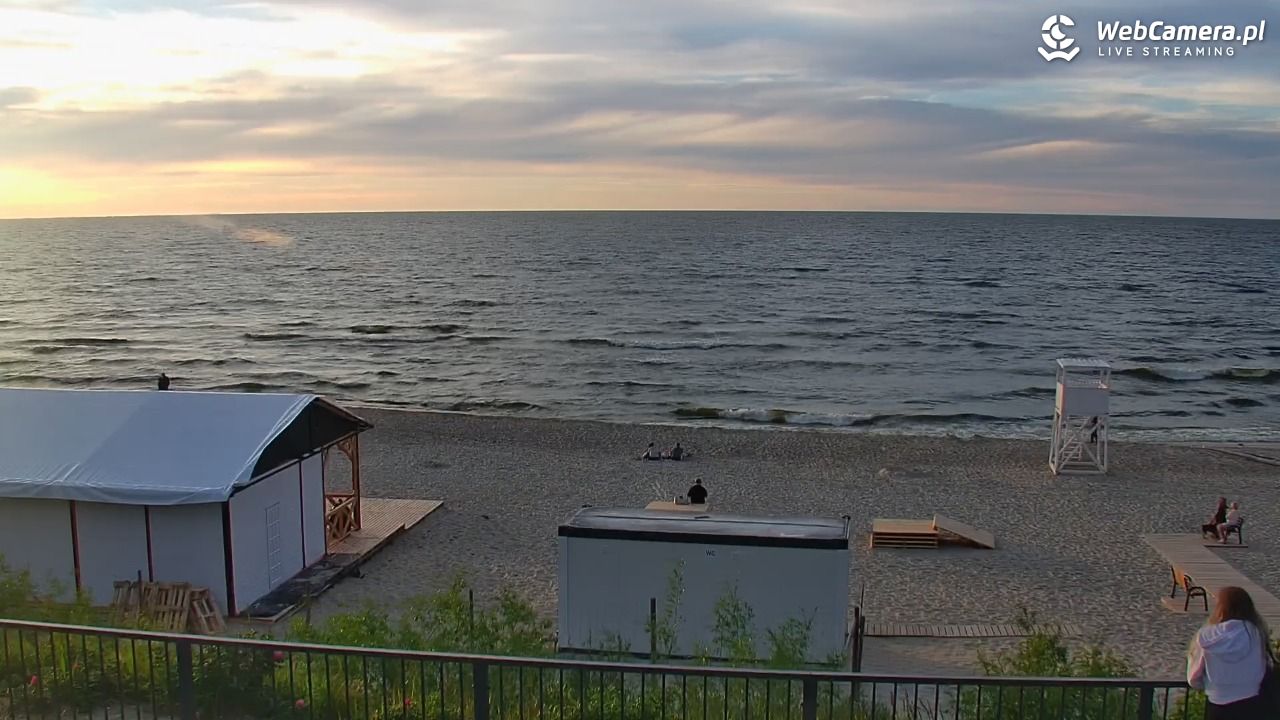 STEGNA  - widok na plażę - 22 czerwiec 2026, 20:39
