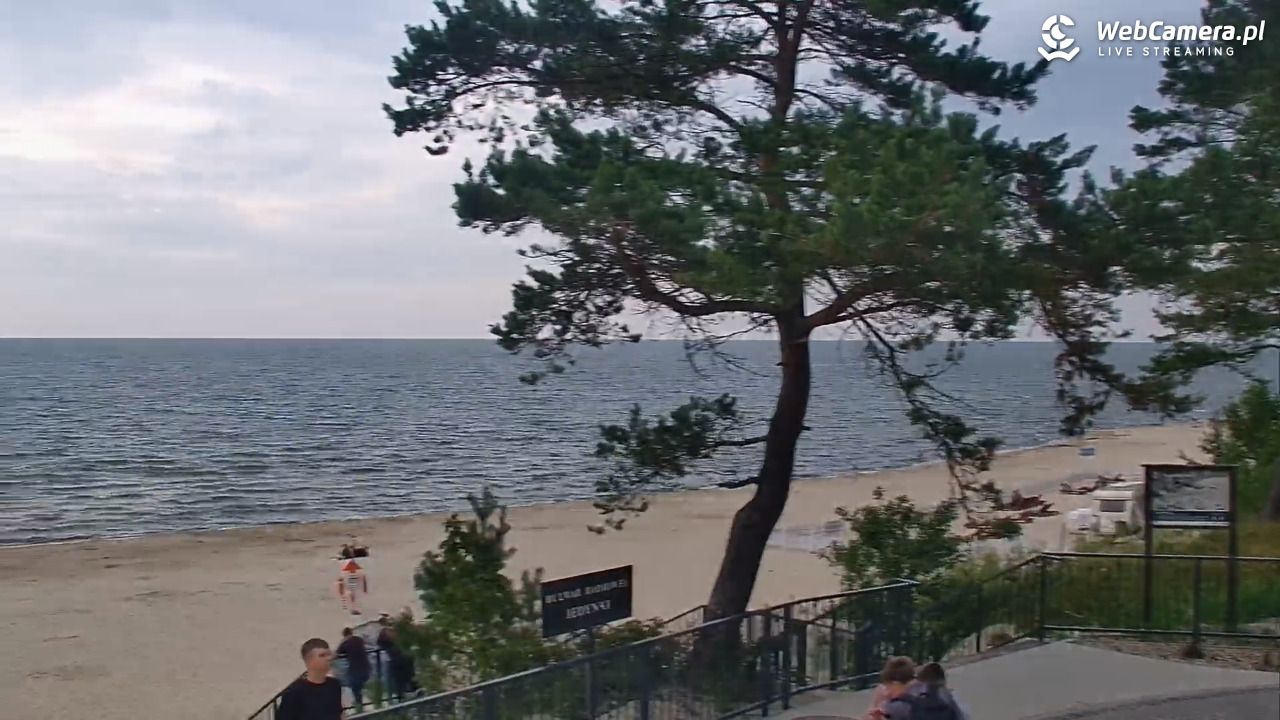 STEGNA  - widok na plażę - 27 lipiec 2025, 20:17