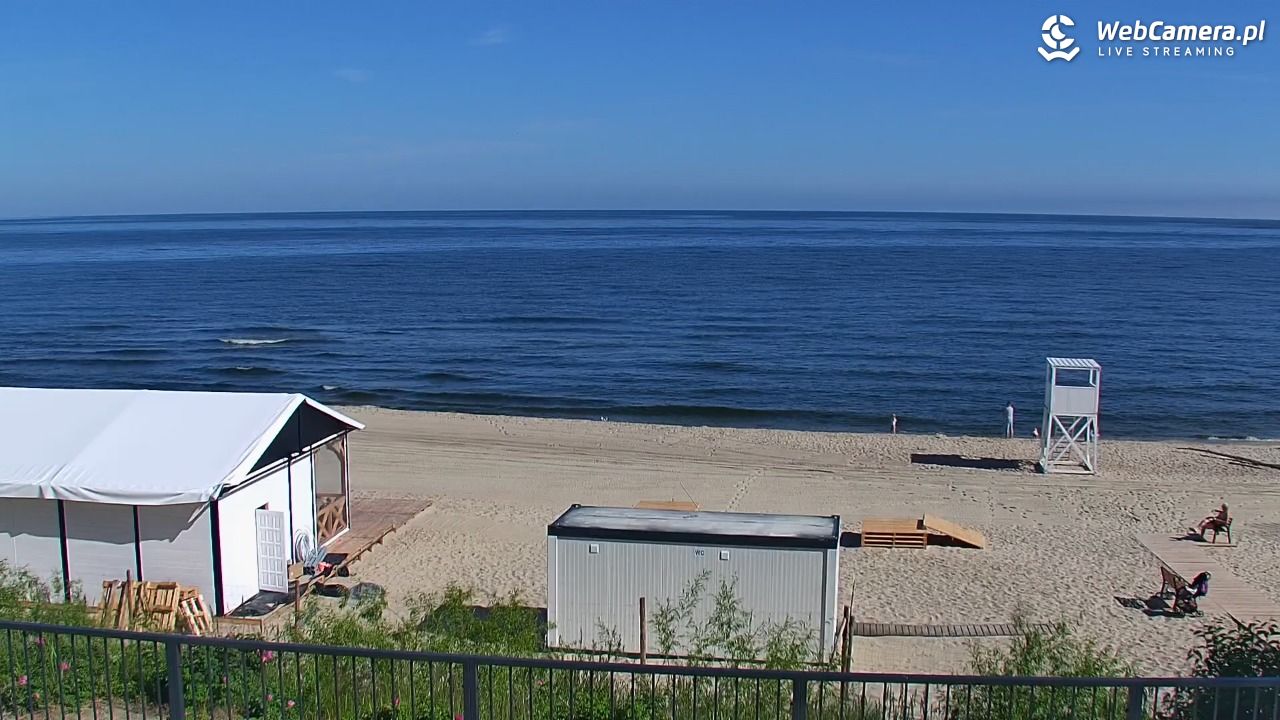 STEGNA  - widok na plażę - 23 czerwiec 2026, 08:56