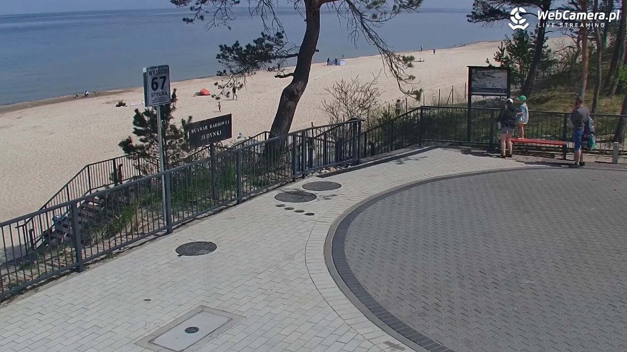 STEGNA  - widok na plażę - 04 maj 2026, 12:06