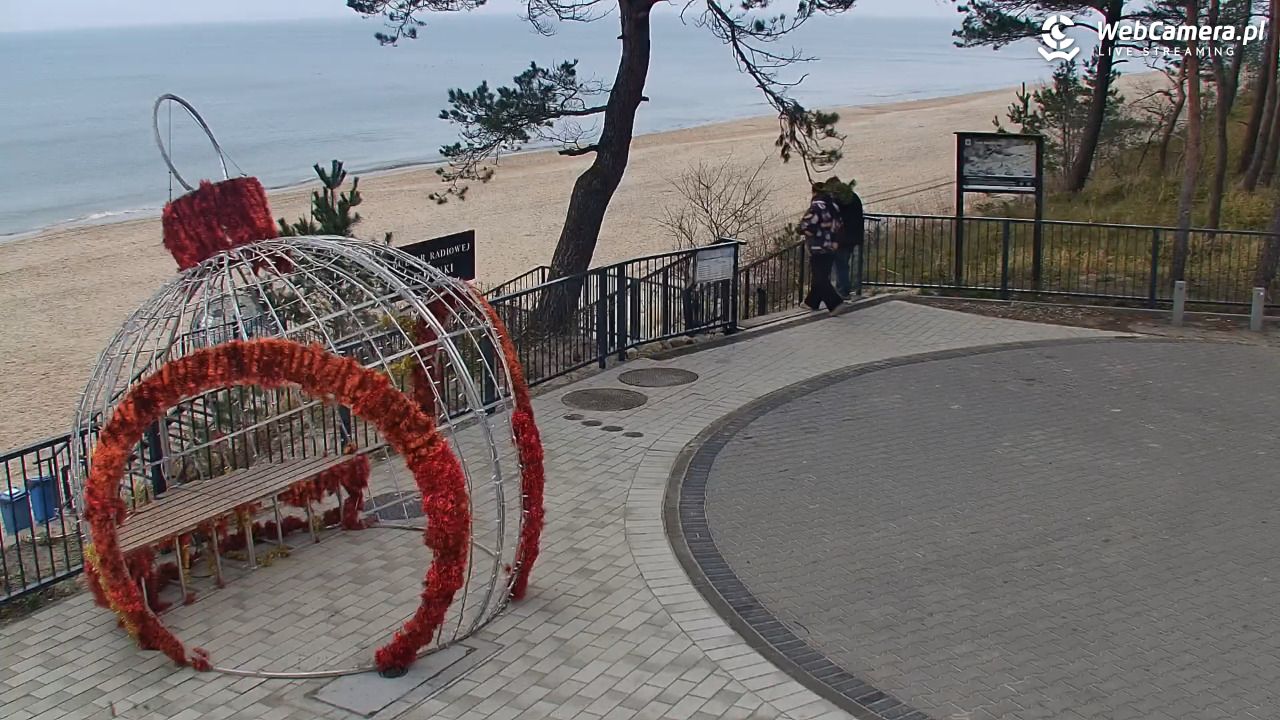 STEGNA  - widok na plażę - 15 grudzień 2025, 14:41