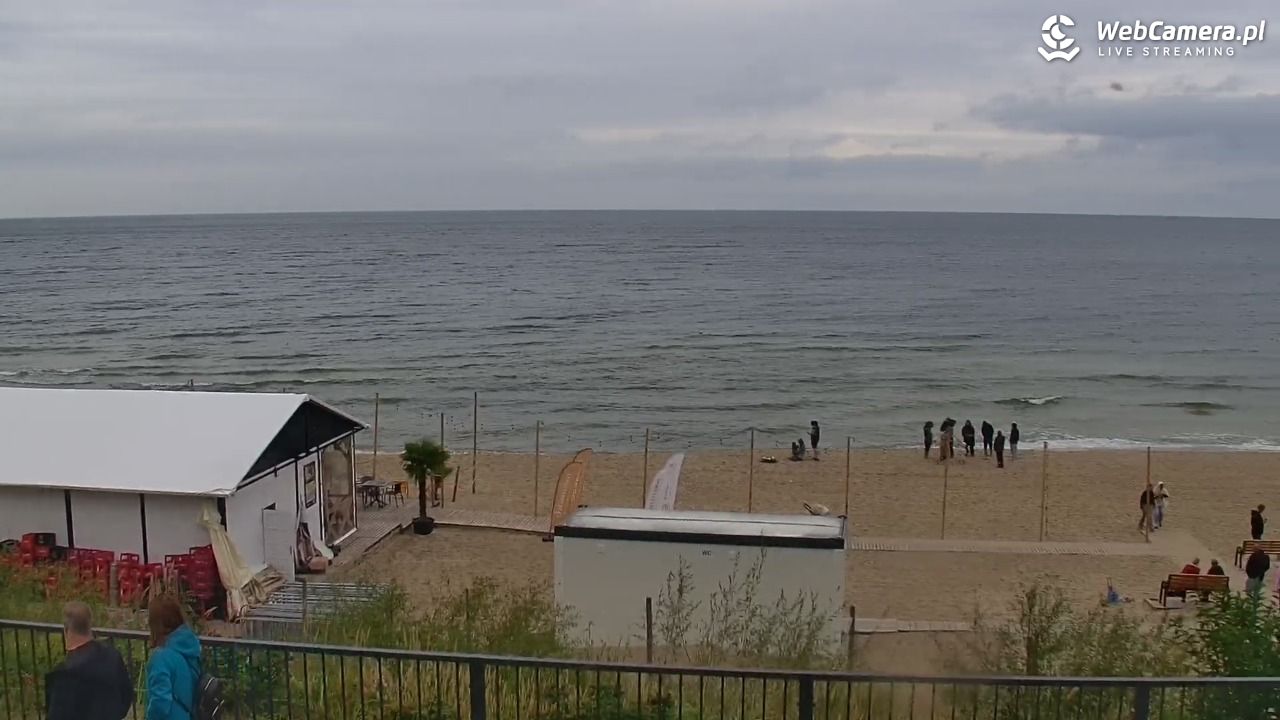 STEGNA  - widok na plażę - 20 wresień 2026, 13:20
