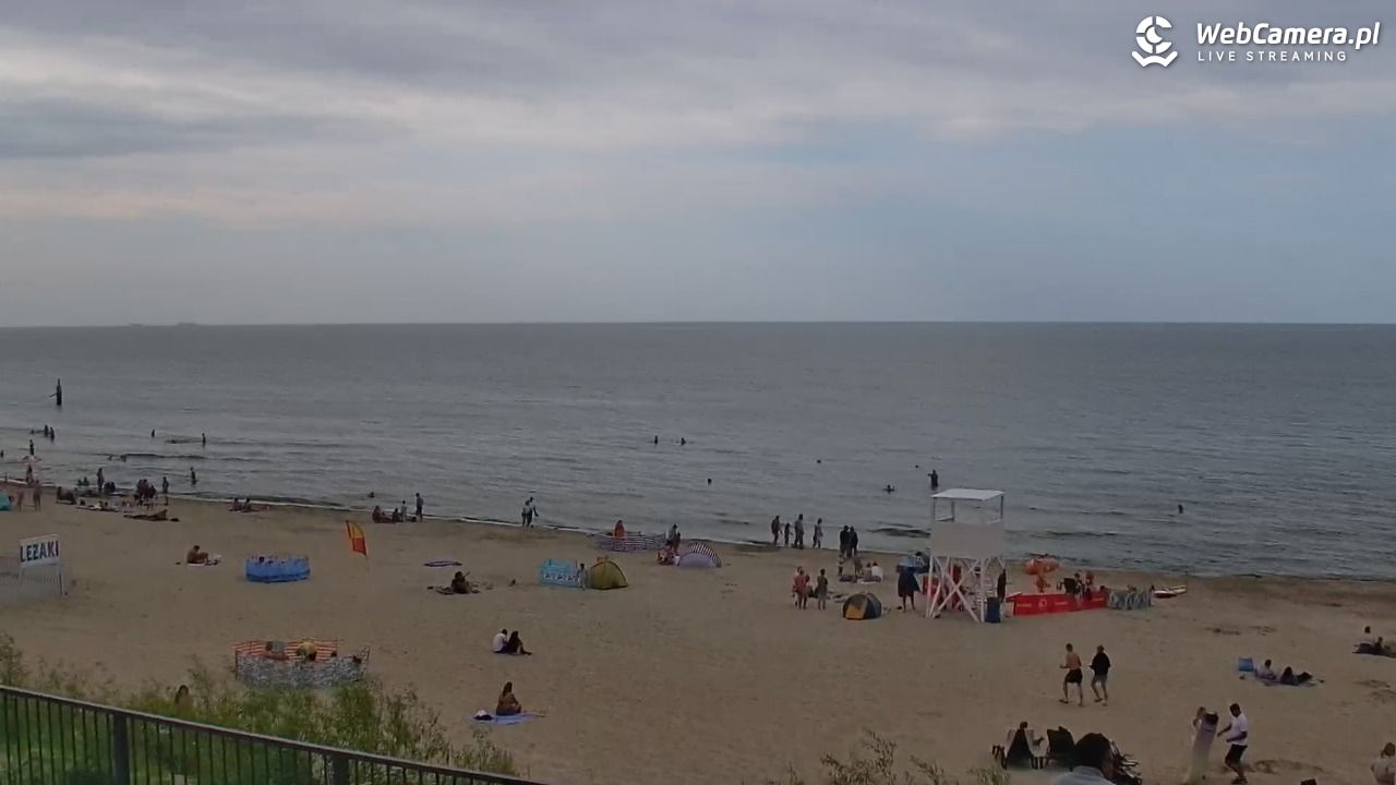 STEGNA  - widok na plażę - 27 lipiec 2025, 16:11