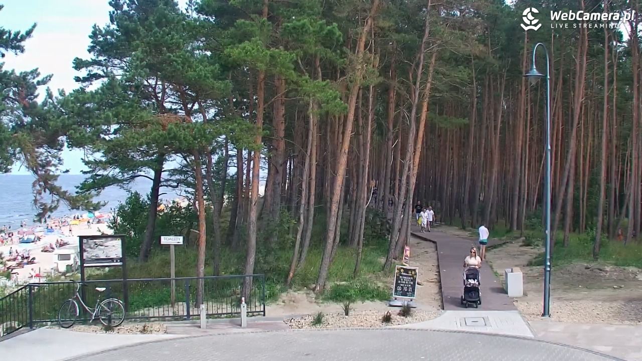STEGNA  - widok na plażę - 27 lipiec 2025, 14:47