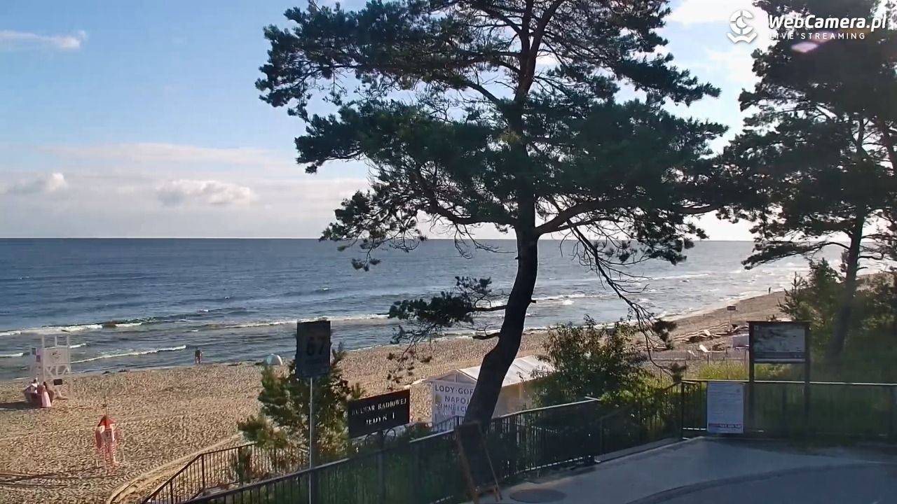 STEGNA  - widok na plażę - 07 sierpień 2026, 07:44