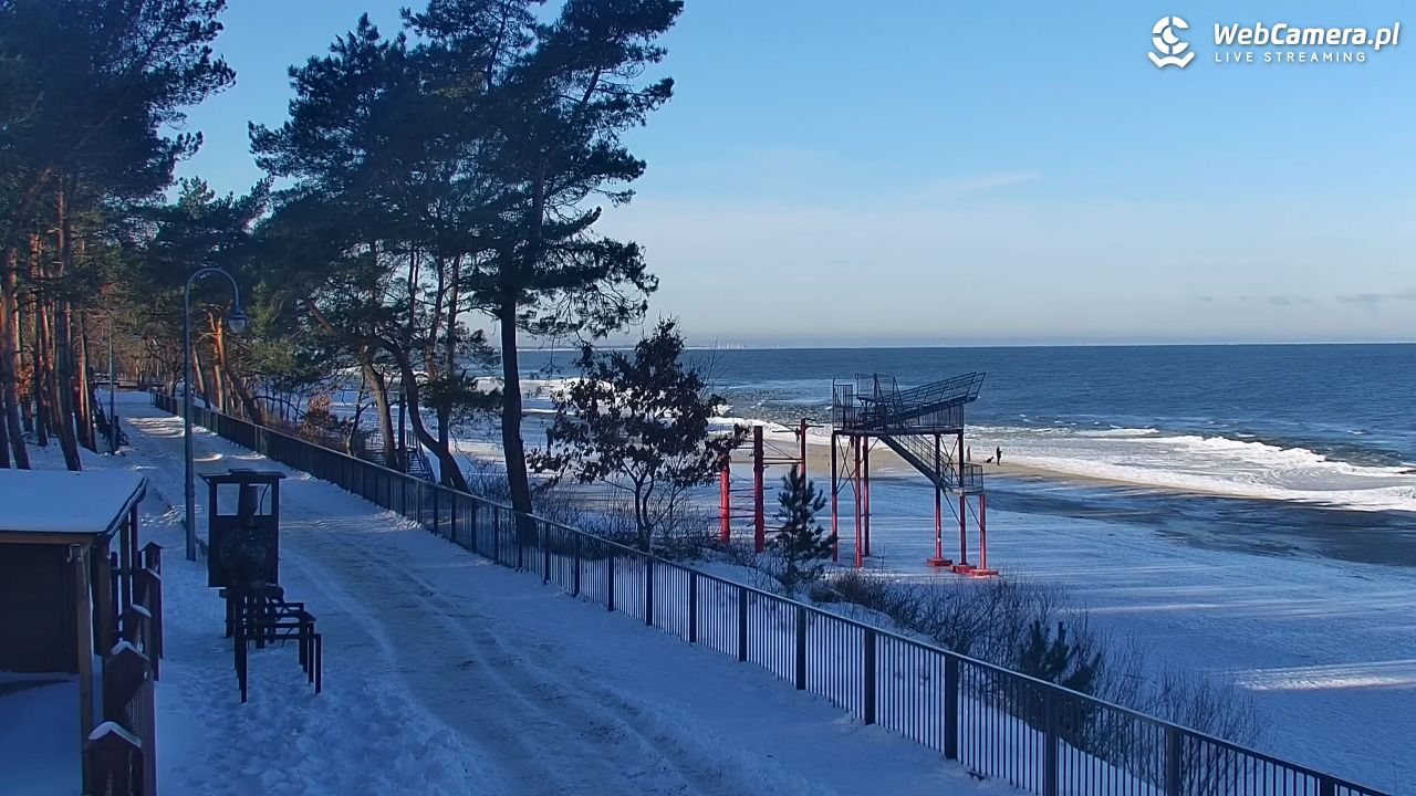 STEGNA  - widok na plażę - 01 luty 2026, 10:01