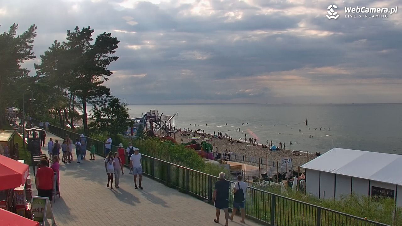 STEGNA  - widok na plażę - 06 sierpień 2026, 17:33