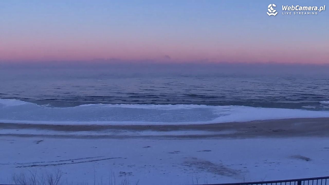 STEGNA  - widok na plażę - 02 luty 2026, 07:37