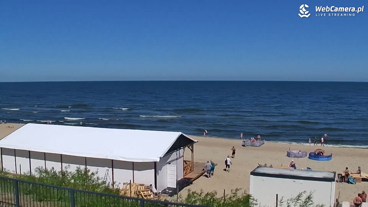 STEGNA  - widok na plażę - 22 czerwiec 2026, 11:12