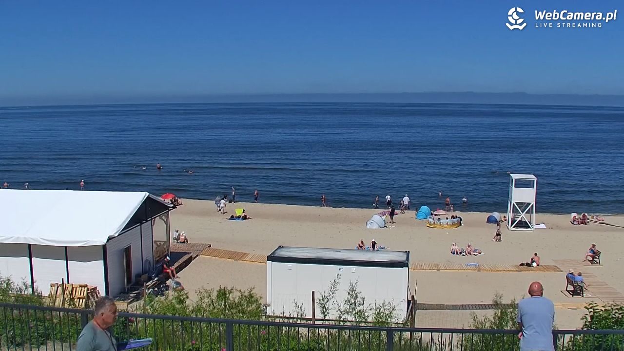STEGNA  - widok na plażę - 23 czerwiec 2026, 12:42